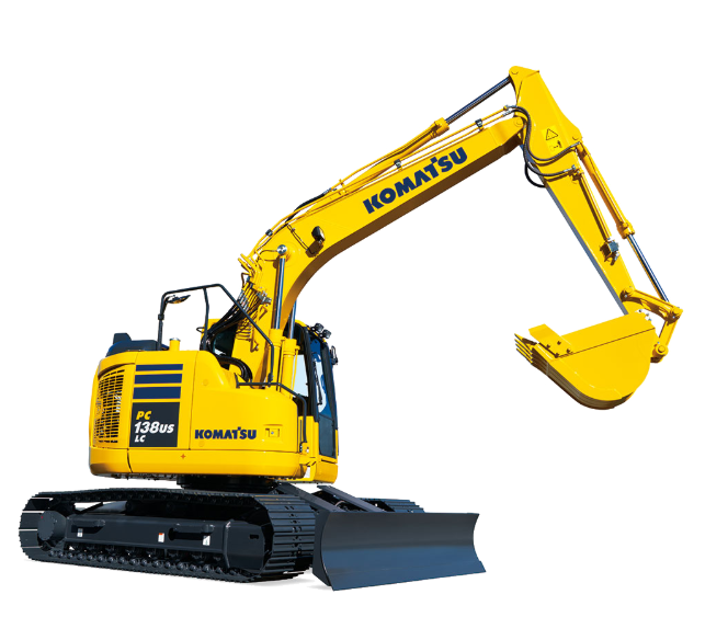 EXCAVATOR 37,000 LB - PC138 WITH ROADLINERS - 97HP