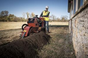 TRENCHER+-+WALK+BEHIND+WITH+TRAILER+-+36%22+DEPTH+6%22+WIDE